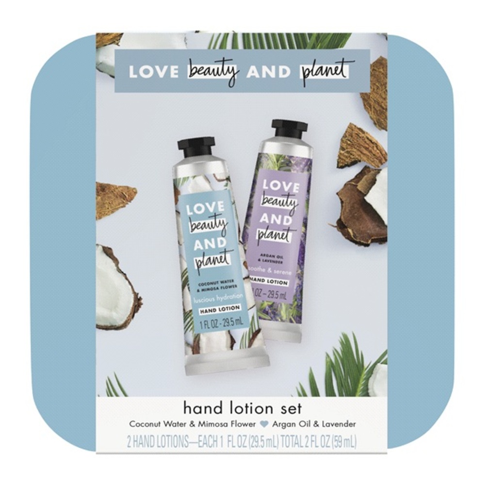 love beauty and planet lotion set